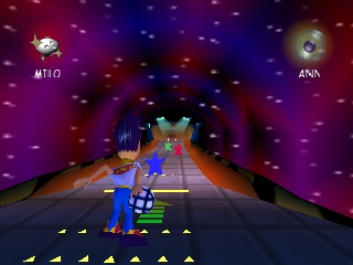 Milo's Astro Lanes (USA) In game screenshot